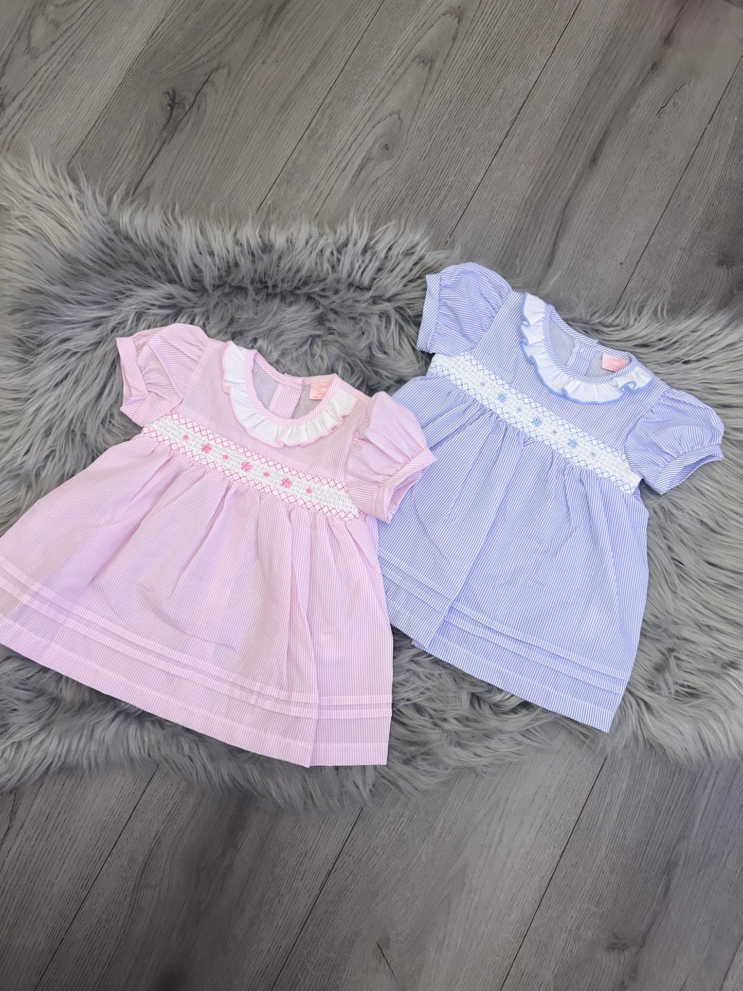Smocked flower dress