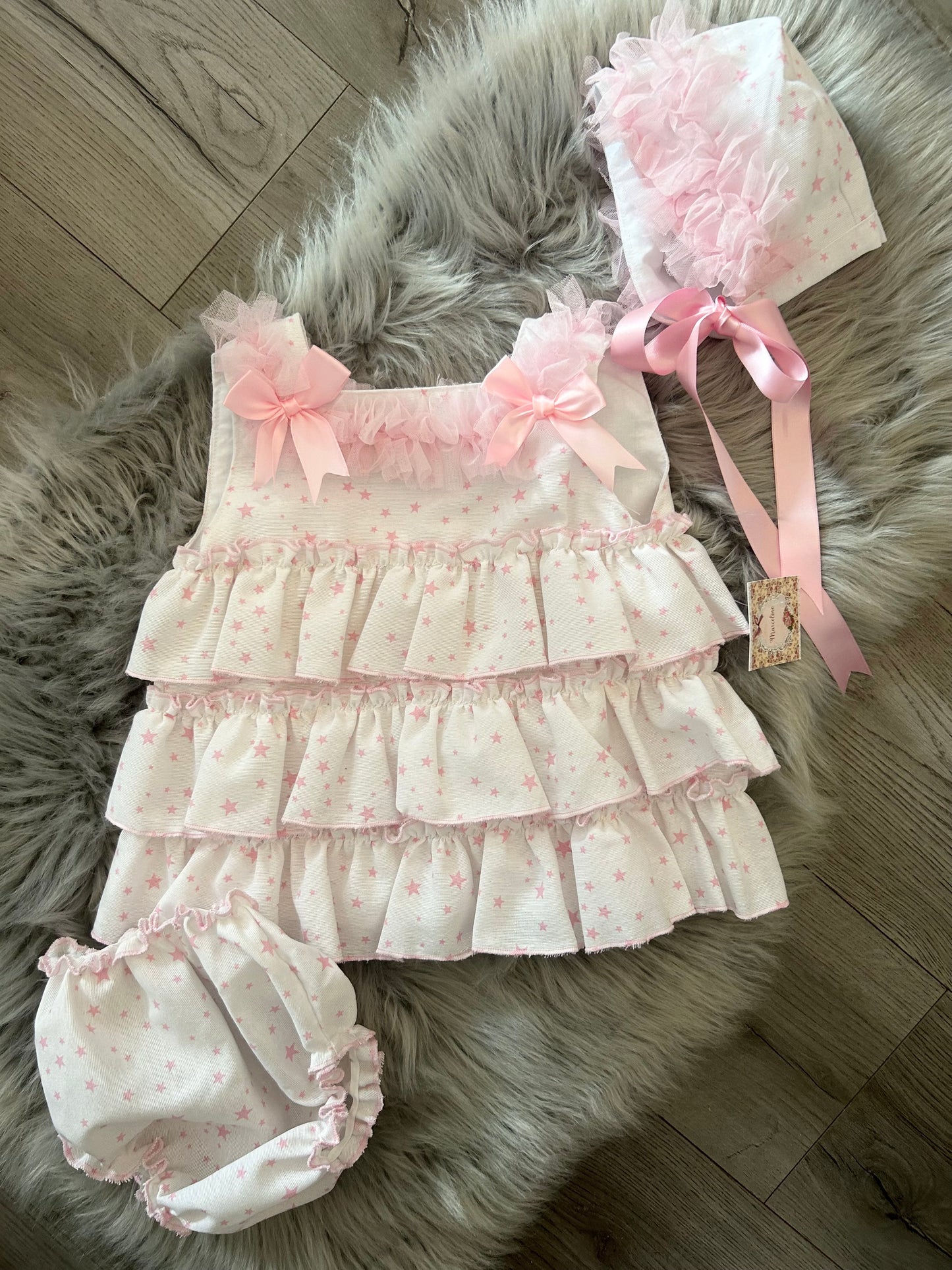 Ela star frill dress