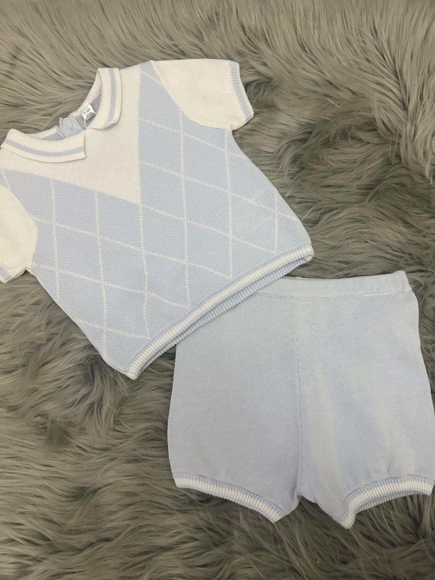 Diamond knitted set