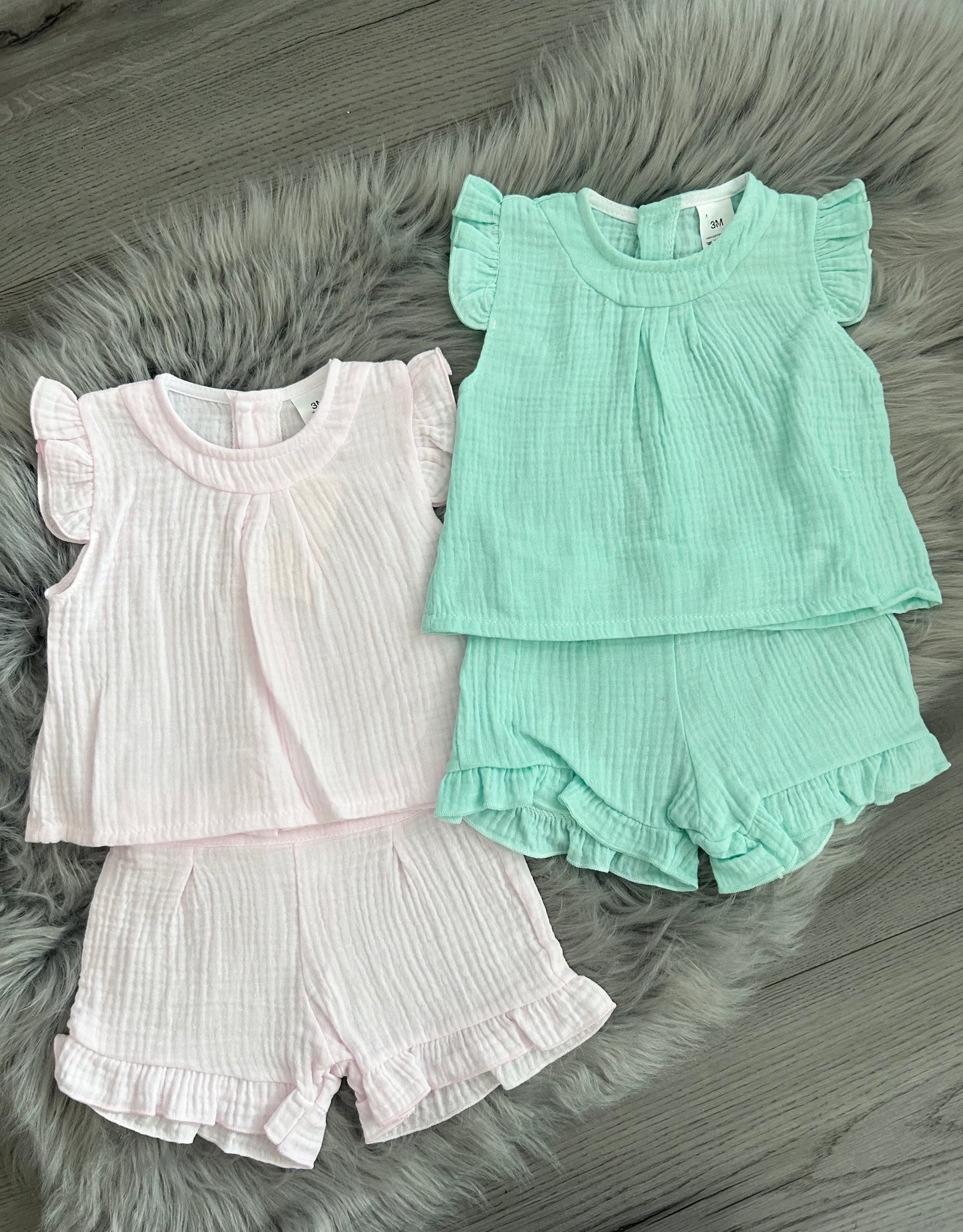 Mint top & short set