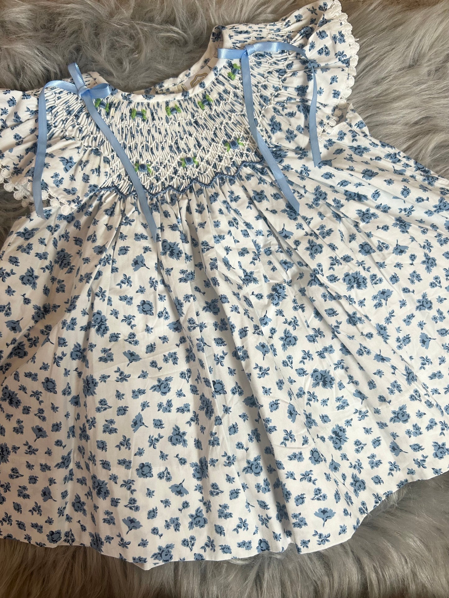 Floral smocked dress